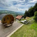 Primevere 6 Personnes Avec Sauna Tonneau *