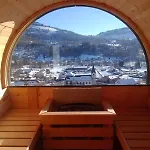 Primevere 6 Personnes Avec Sauna Tonneau 샬레