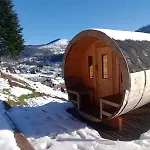 Primevere 6 Personnes Avec Sauna Tonneau