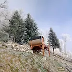 Primevere 6 Personnes Avec Sauna Tonneau 샬레 *