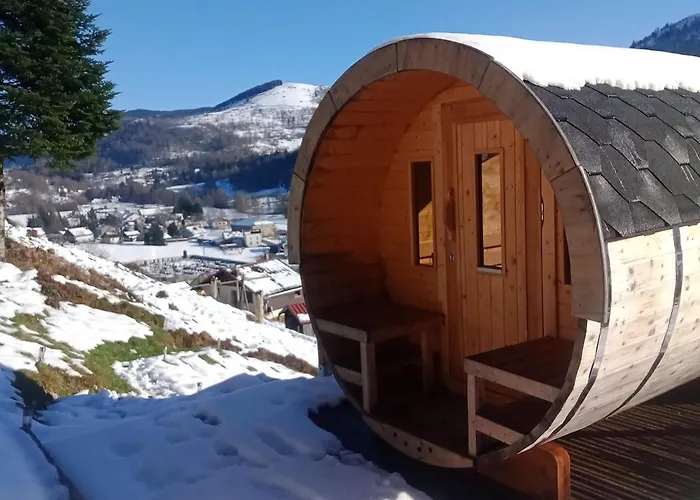 Primevere 6 Personnes Avec Sauna Tonneau