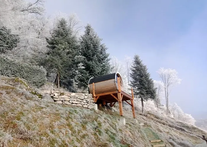 Primevere 6 Personnes Avec Sauna Tonneau Chalet *